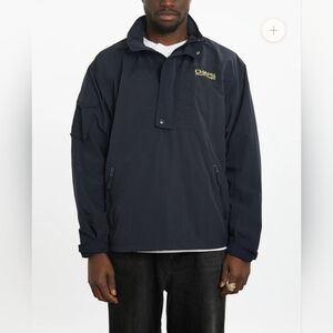 CHAPS RALPH LAUREN VINTAGE MEN'S BLACK WINDBREAKER SIZE XL